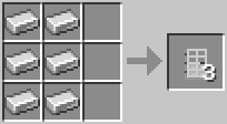 Cách chế tạo cửa sắt trong minecraft