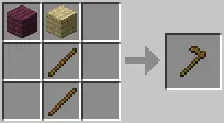 Cách chế tạo cuốc trong minecraft