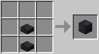 Cách chế tạo đá đen đánh bóng được đục trong minecraft