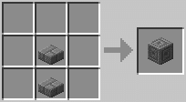 Cách chế tạo ra gạch đá được đục trong minecraft