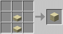 Cách chế tạo ra khối kết cát được đục trong minecraft